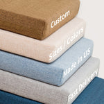 32"x120" Cushion 3"H Light Gray ColourTree 