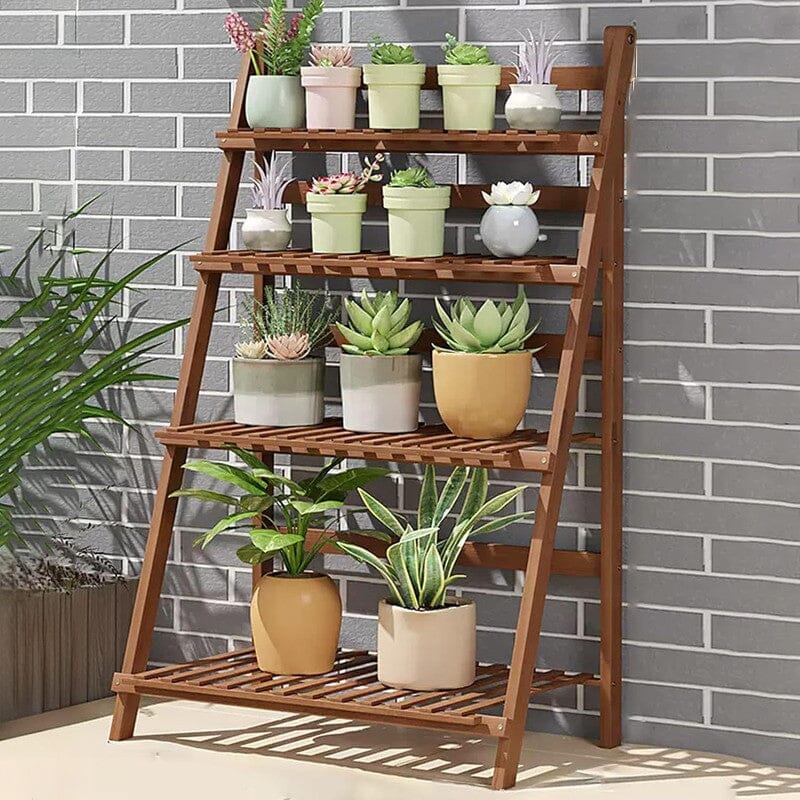 
                  
                    Load image into Gallery viewer, Amgo Plant Stand Amgo 1 20in Brown
                  
                