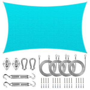 
                  
                    Load image into Gallery viewer, Royal Shade Rectangle Shade Sail With Kit+Rope Royal Shade 
                  
                