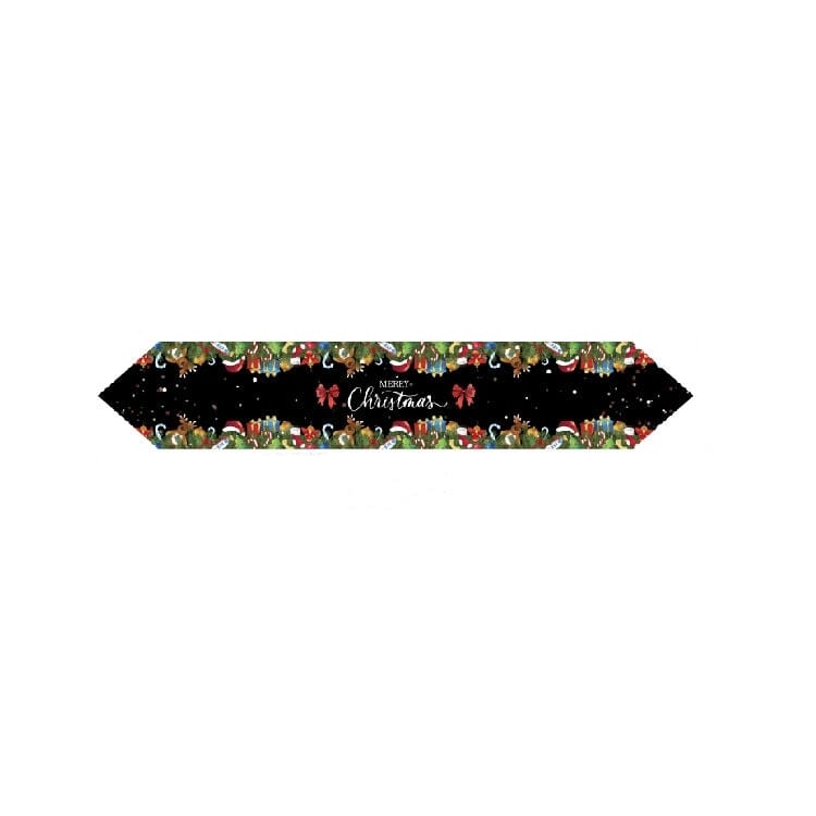 
                  
                    Load image into Gallery viewer, Colourtree Christmas Table Runner Colourtree Black 
                  
                