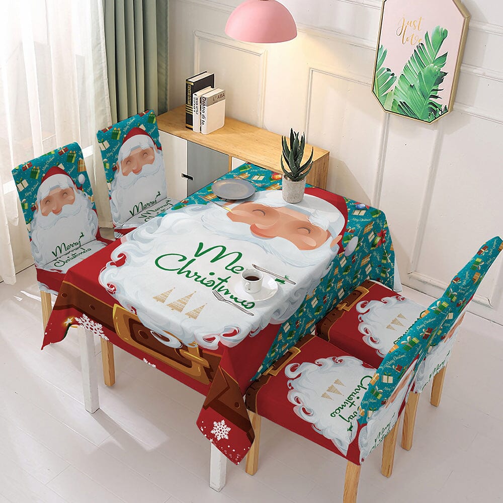 
                  
                    Load image into Gallery viewer, Amgo Christmas Tablecloth Amgo Santa Clause-TF 
                  
                