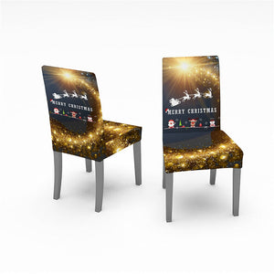 
                  
                    Load image into Gallery viewer, Amgo Christmas Chair Covers Amgo Sledge Deer 
                  
                