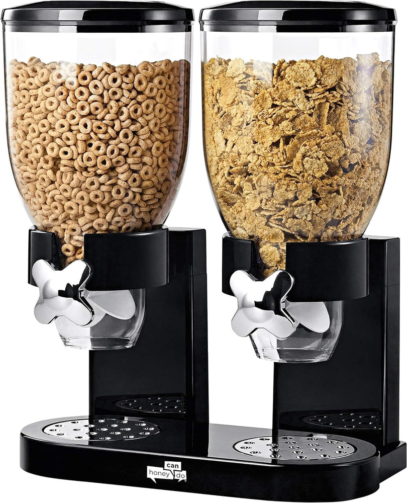 
                  
                    Load image into Gallery viewer, Colourtree Dry Food Dispenser Colourtree Black 2 
                  
                