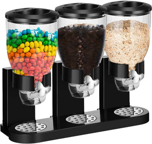 
                  
                    Load image into Gallery viewer, Colourtree Dry Food Dispenser Colourtree Black 3 
                  
                