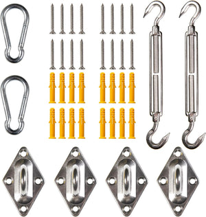 
                  
                    Load image into Gallery viewer, Colourtree Hardware for shade sail Colourtree 10&amp;#39; for rectangle 
                  
                