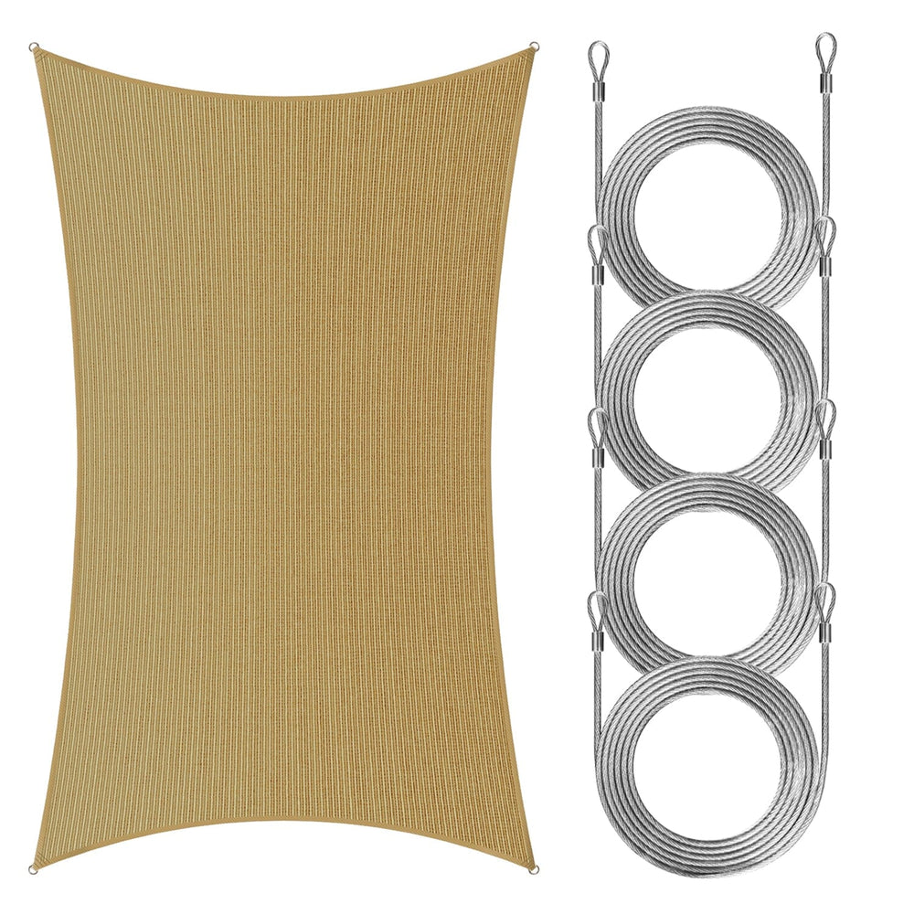 
                  
                    Load image into Gallery viewer, Royal Shade Rectangle Shade Sail With Rope Royal Shade 
                  
                