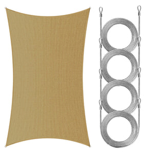 
                  
                    Load image into Gallery viewer, Royal Shade Rectangle Shade Sail With Rope Royal Shade 
                  
                