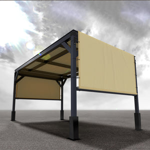 
                  
                    Load image into Gallery viewer, Royal Shade Custom Pergola Cover Royal Shade 10x10 beige Waterproof
                  
                
