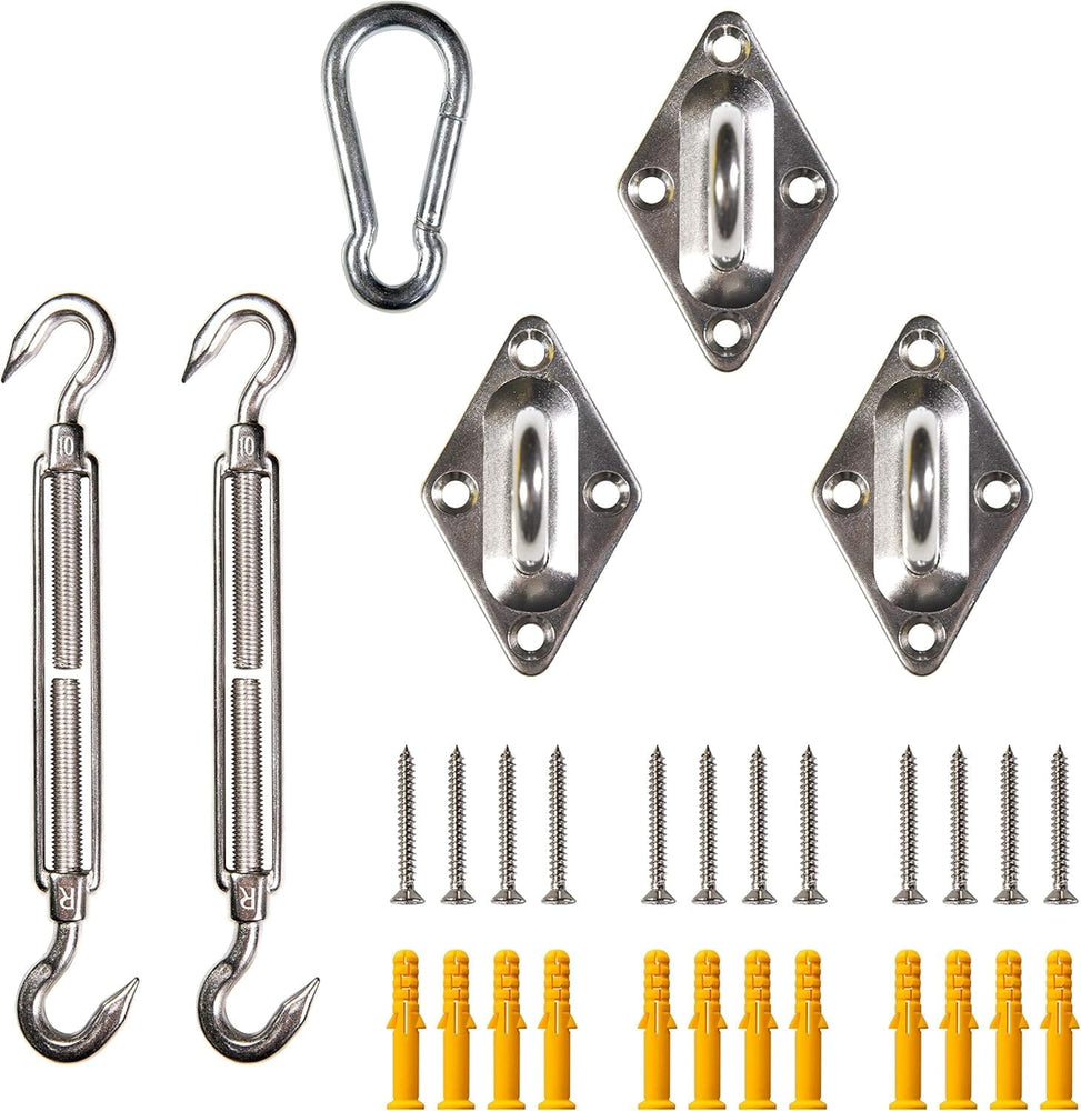 
                  
                    Load image into Gallery viewer, Colourtree Hardware for shade sail Colourtree 10&amp;#39; for triangle 
                  
                