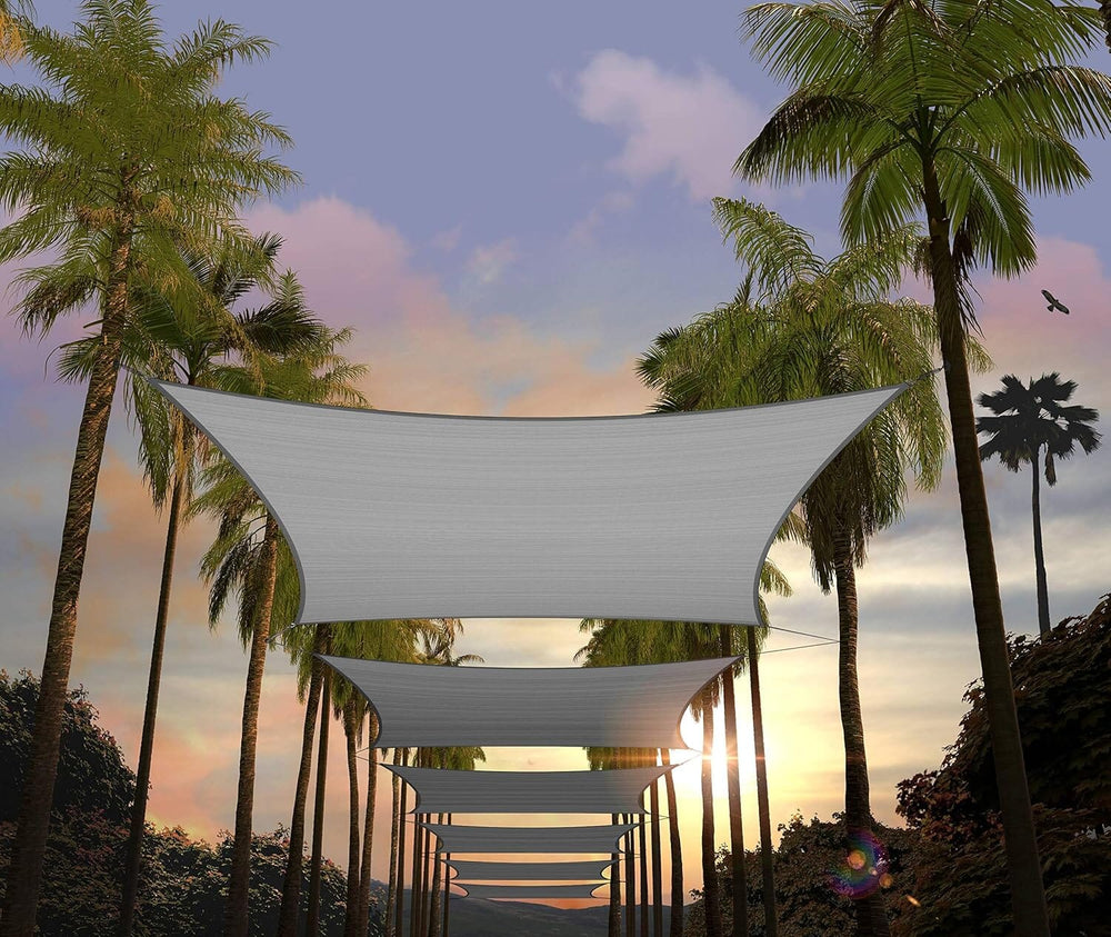 
                  
                    Load image into Gallery viewer, Amgo Rectangle shade sail Amgo 8x10 Gray 
                  
                