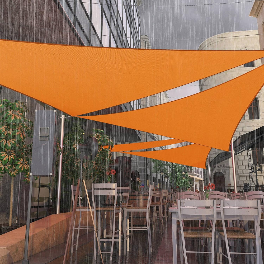 
                  
                    Load image into Gallery viewer, Amgo Waterproof Rectangle Shade Sail Amgo 12x12x12 Orange 
                  
                