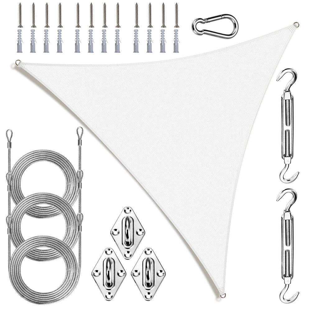 
                  
                    Load image into Gallery viewer, Royal Shade Triangle Shade Sail With Kit+Rope Royal Shade 
                  
                