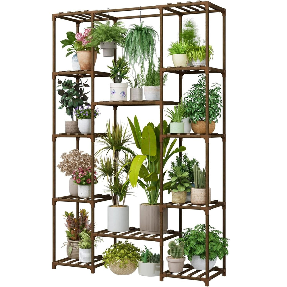 
                  
                    Load image into Gallery viewer, Wood Plant Stand colourtree 
                  
                