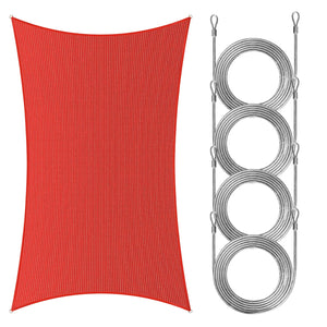 
                  
                    Load image into Gallery viewer, Royal Shade Rectangle Shade Sail With Rope Royal Shade 
                  
                