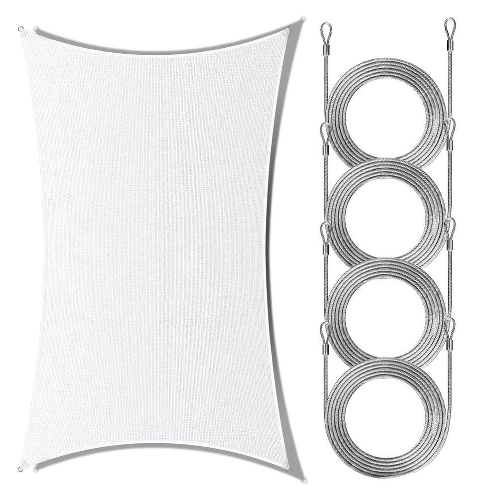 
                  
                    Load image into Gallery viewer, Royal Shade Rectangle Shade Sail With Rope Royal Shade 
                  
                