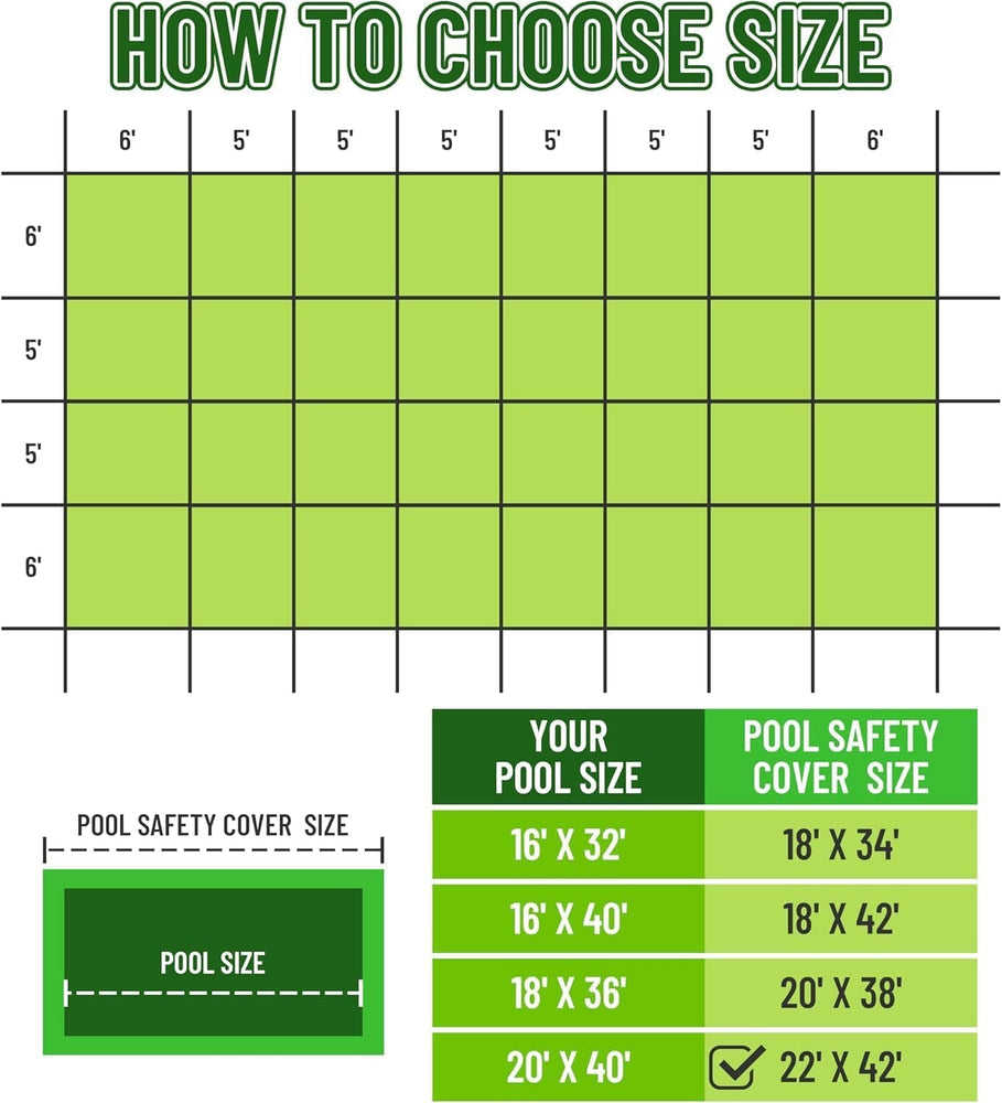 
                  
                    Load image into Gallery viewer, Pool Safety Cover Green ColourTree 
                  
                