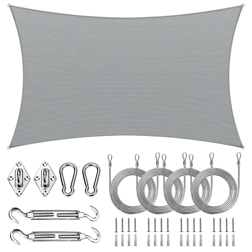 
                  
                    Load image into Gallery viewer, Royal Shade Rectangle Shade Sail With Kit+Rope Royal Shade 
                  
                