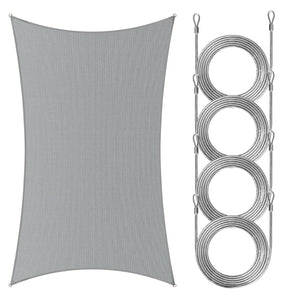 
                  
                    Load image into Gallery viewer, Royal Shade Rectangle Shade Sail With Rope Royal Shade 
                  
                