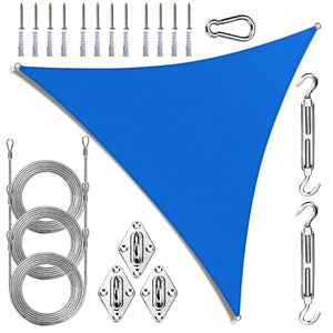 
                  
                    Load image into Gallery viewer, Royal Shade Triangle Shade Sail With Kit+Rope Royal Shade 
                  
                