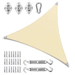 
                  
                    Load image into Gallery viewer, Royal Shade Triangle Super Ring Shade Sail with Hardware Royal Shade 12x12x12 T-KIT10 
                  
                