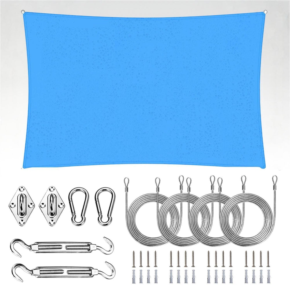 
                  
                    Load image into Gallery viewer, Royal Shade Rectangle Waterproof Shade Sail with Hardware Royal Shade 
                  
                