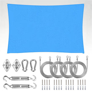 
                  
                    Load image into Gallery viewer, Royal Shade Rectangle Waterproof Shade Sail with Hardware Royal Shade 
                  
                