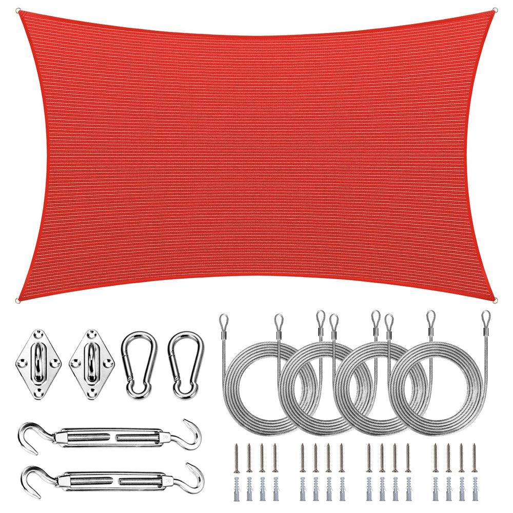 
                  
                    Load image into Gallery viewer, Royal Shade Rectangle Waterproof Shade Sail with Hardware Royal Shade 
                  
                