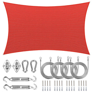 
                  
                    Load image into Gallery viewer, Royal Shade Rectangle Waterproof Shade Sail with Hardware Royal Shade 
                  
                