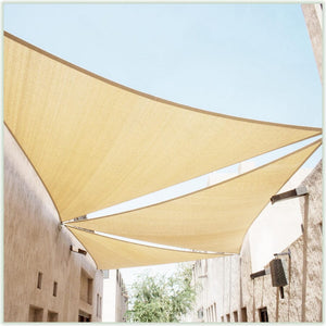 
                  
                    Load image into Gallery viewer, Triangle Sun Shade Sail Canopy, Commercial Grade, 14 Sizes, 7 Colors,Triangle Winch Included Sun Shade Sail Colourtree 
                  
                