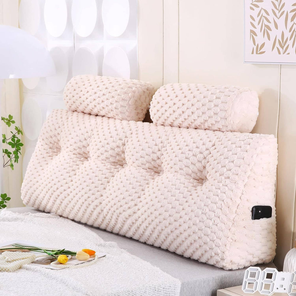 Royal Shade Pillow Cover & Insert Royal Shade 39x20x8 beige 2pc(round Pillow)