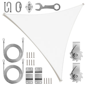 
                  
                    Load image into Gallery viewer, Royal Shade Triangle Shade Sail With Installation Winch Kit Royal Shade 
                  
                