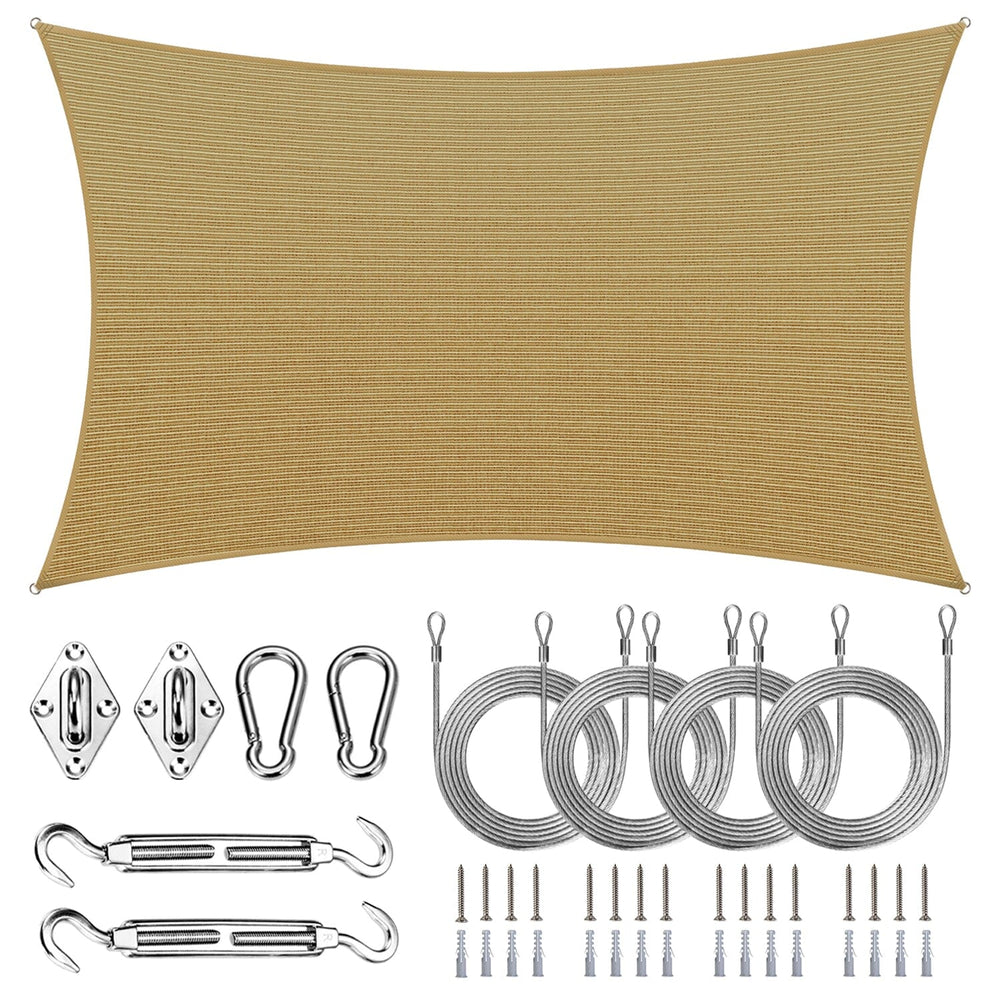 
                  
                    Load image into Gallery viewer, Royal Shade Rectangle Shade Sail With Kit+Rope Royal Shade 
                  
                