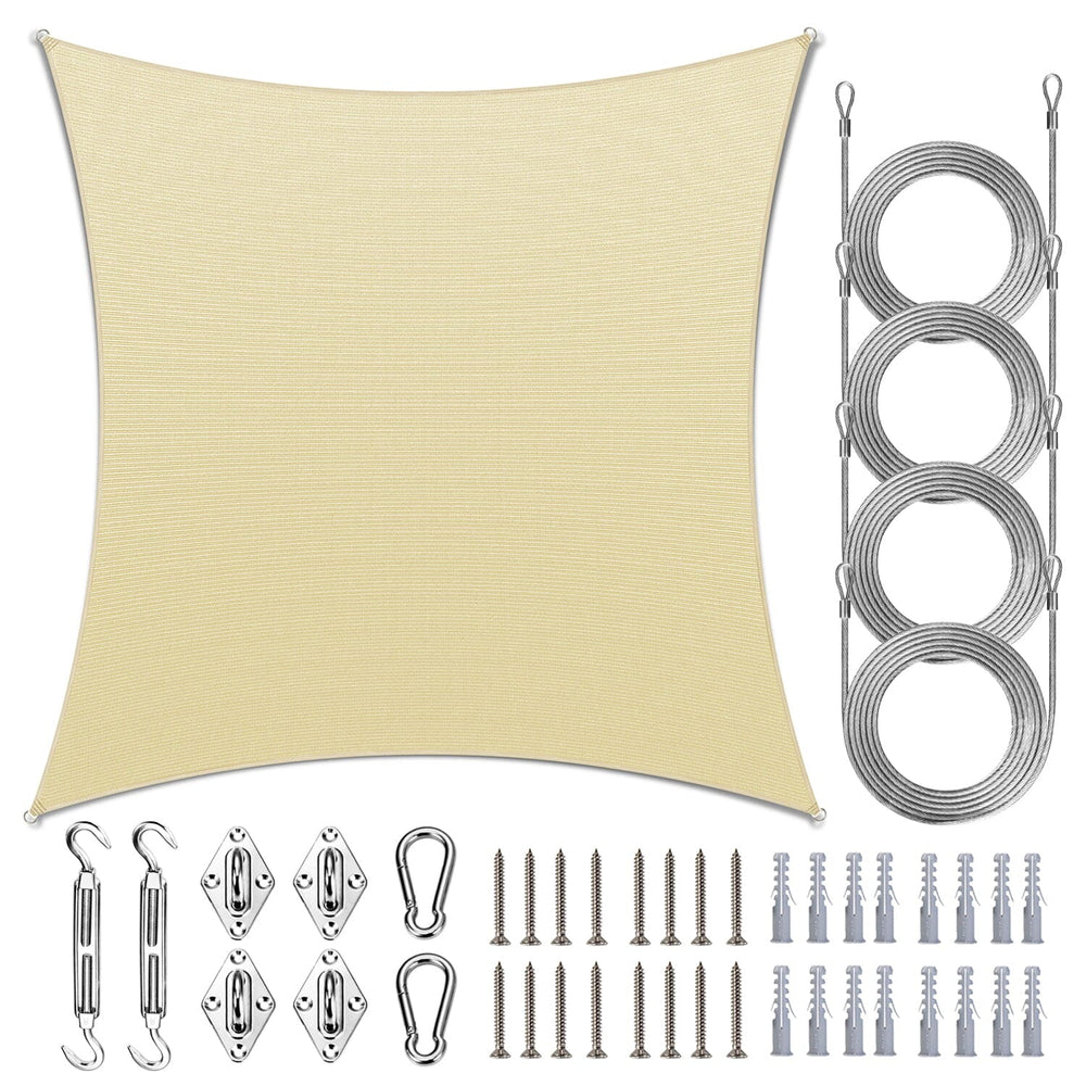 
                  
                    Load image into Gallery viewer, Royal Shade Rectangle Pro Ring Shade Sail With Hardware Royal Shade 
                  
                