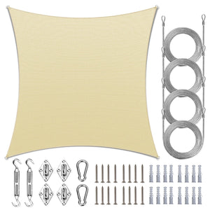 
                  
                    Load image into Gallery viewer, Royal Shade Rectangle Pro Ring Shade Sail With Hardware Royal Shade 
                  
                
