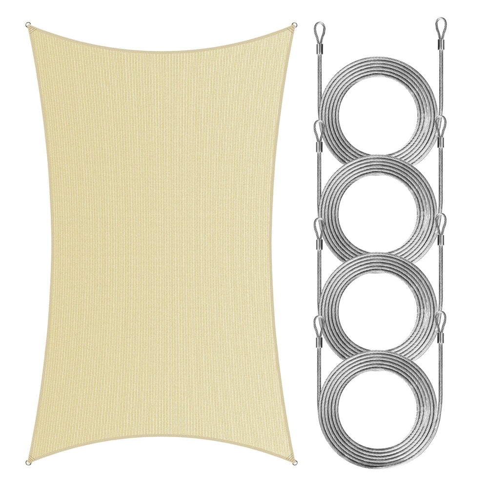 
                  
                    Load image into Gallery viewer, Royal Shade Rectangle Shade Sail With Rope Royal Shade 
                  
                