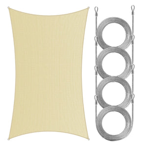 
                  
                    Load image into Gallery viewer, Royal Shade Rectangle Shade Sail With Rope Royal Shade 
                  
                