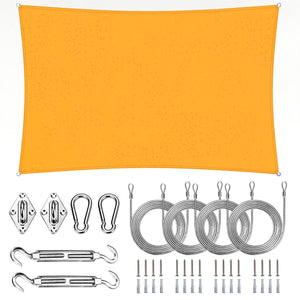 
                  
                    Load image into Gallery viewer, Royal Shade Rectangle Waterproof Shade Sail with Hardware Royal Shade 
                  
                