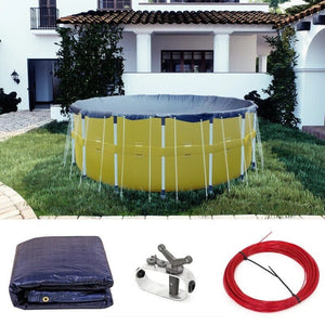 
                  
                    Load image into Gallery viewer, Royal Shade Round Pool Cover Royal Shade 
                  
                