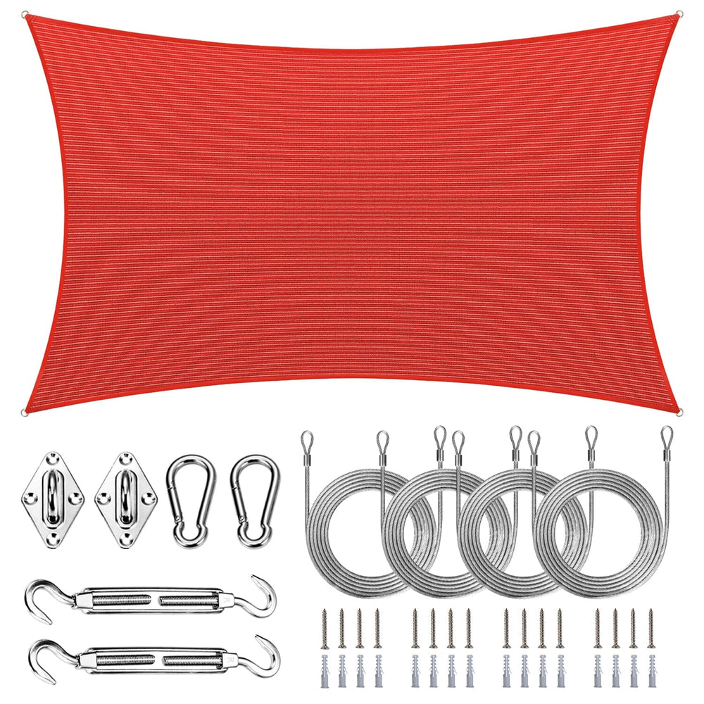
                  
                    Load image into Gallery viewer, Royal Shade Rectangle Shade Sail With Kit+Rope Royal Shade 
                  
                