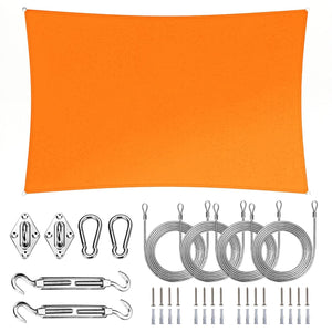 
                  
                    Load image into Gallery viewer, Royal Shade Rectangle Waterproof Shade Sail with Hardware Royal Shade 
                  
                