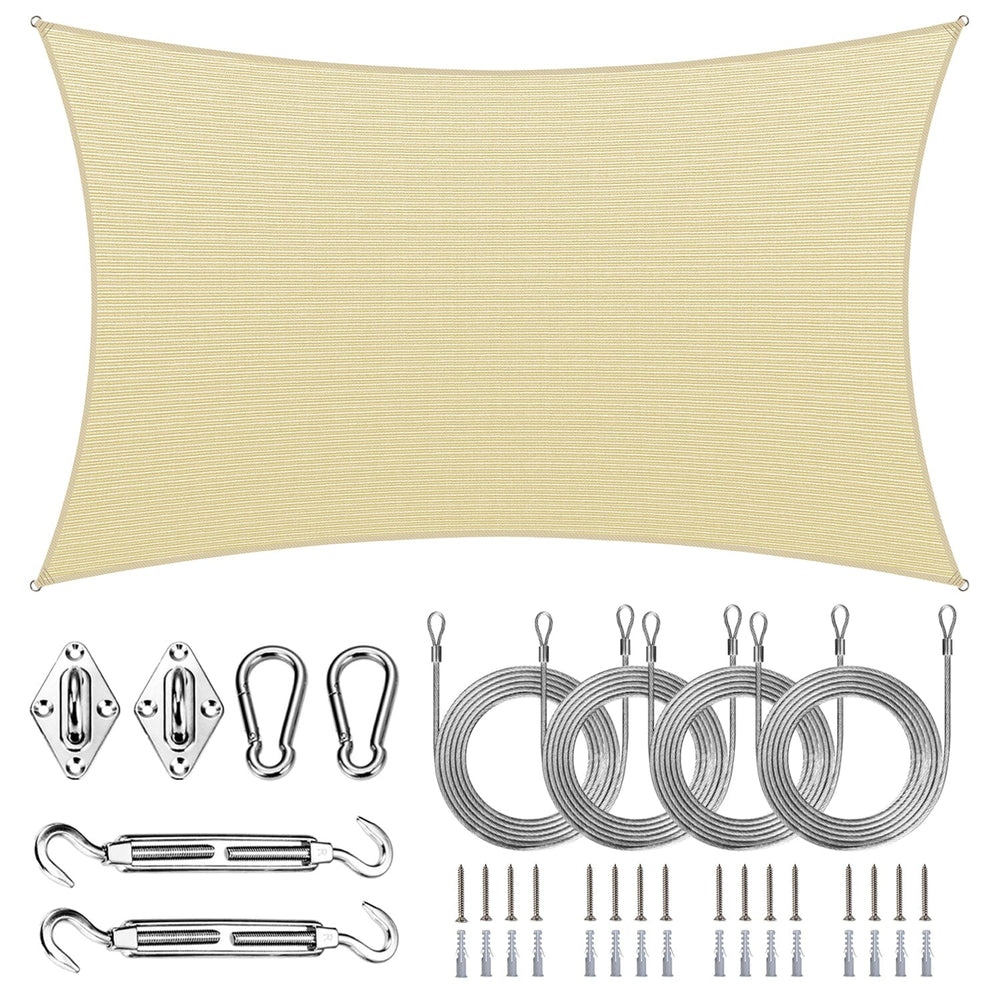 
                  
                    Load image into Gallery viewer, Royal Shade Rectangle Shade Sail With Kit+Rope Royal Shade 
                  
                