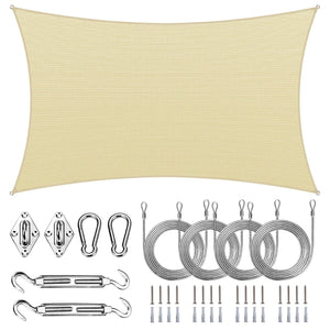 
                  
                    Load image into Gallery viewer, Royal Shade Rectangle Shade Sail With Kit+Rope Royal Shade 
                  
                