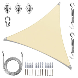 
                  
                    Load image into Gallery viewer, Royal Shade Triangle Super Ring Shade Sail with Hardware Royal Shade 
                  
                