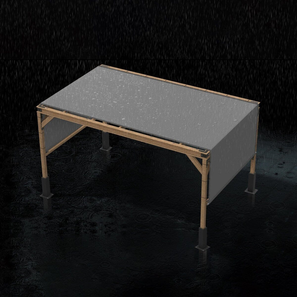 
                  
                    Load image into Gallery viewer, Royal Shade Custom Pergola Cover With Stainless Steel Royal Shade 
                  
                