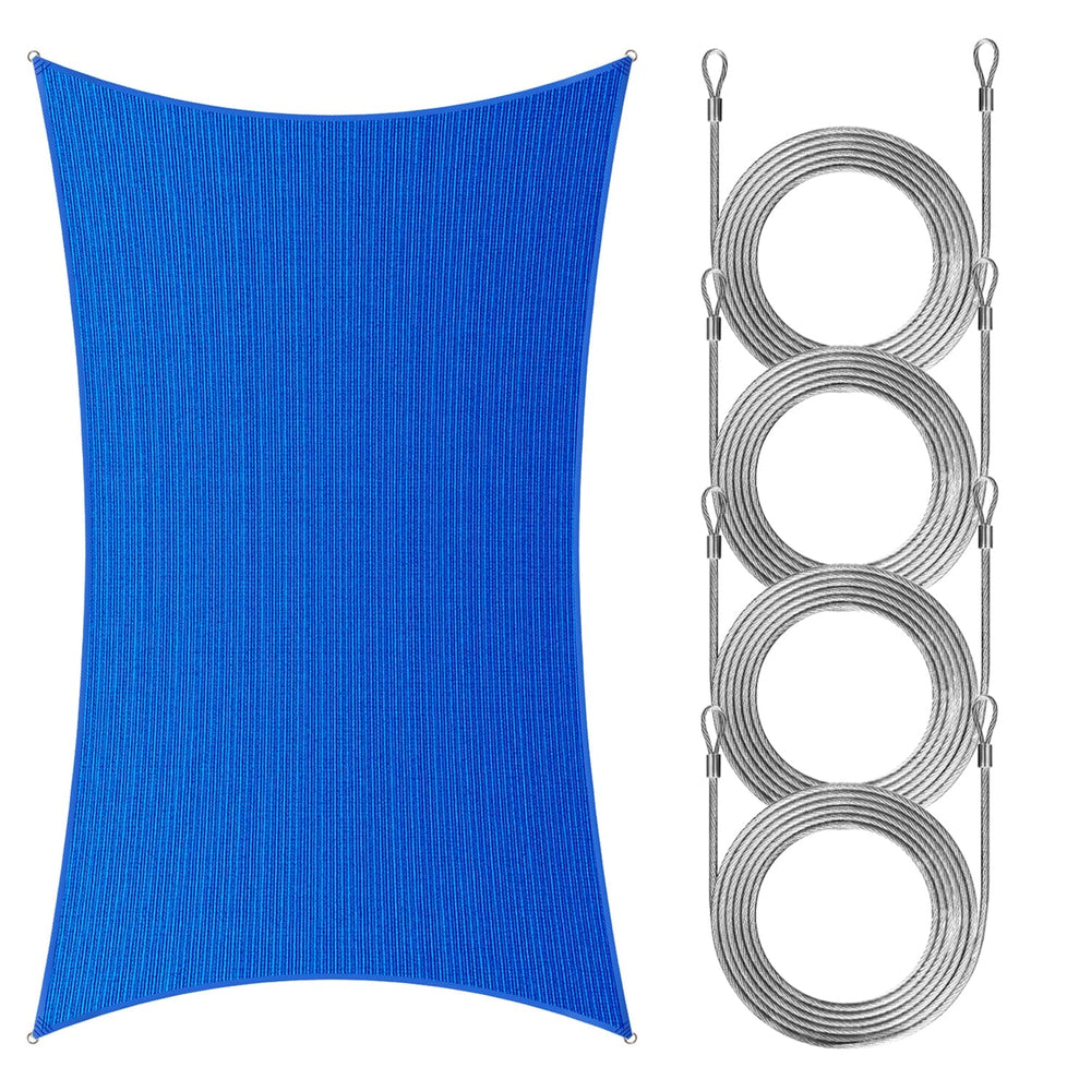 
                  
                    Load image into Gallery viewer, Royal Shade Rectangle Shade Sail With Rope Royal Shade 
                  
                