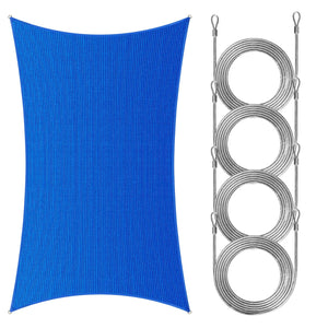 
                  
                    Load image into Gallery viewer, Royal Shade Rectangle Shade Sail With Rope Royal Shade 
                  
                