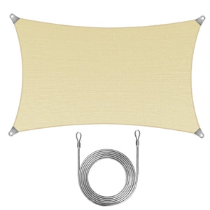 
                  
                    Load image into Gallery viewer, Royal Shade Rectangle Super Ring Shade Sail with Hardware Royal Shade 
                  
                