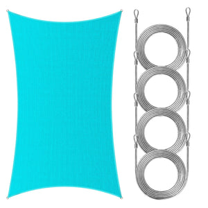 
                  
                    Load image into Gallery viewer, Royal Shade Rectangle Shade Sail With Rope Royal Shade 
                  
                