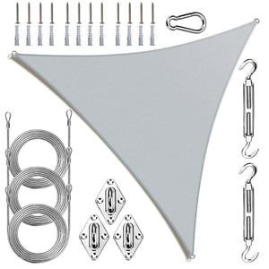 
                  
                    Load image into Gallery viewer, Royal Shade Triangle Shade Sail With Kit+Rope Royal Shade 
                  
                