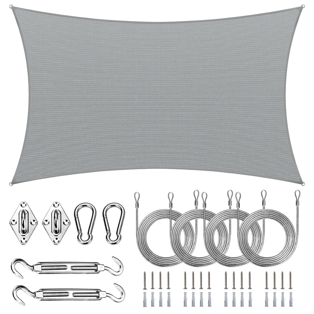 
                  
                    Load image into Gallery viewer, Royal Shade Rectangle Waterproof Shade Sail with Hardware Royal Shade 
                  
                